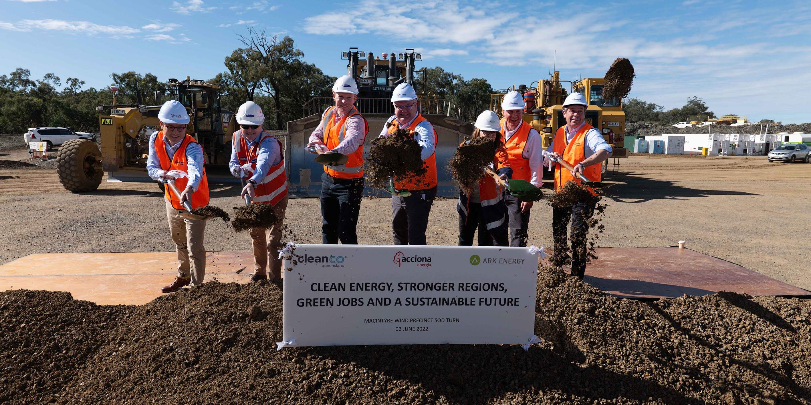 Macintyre Wind Precinct Sod Turn - Acciona